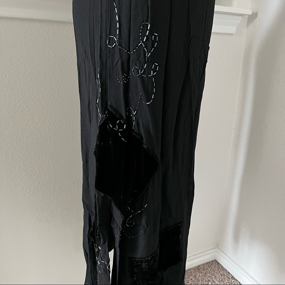 J.Jill Whisper Crepe Black Maxi Dress Size 8 NWT $129.00 - Picture 13 of 17